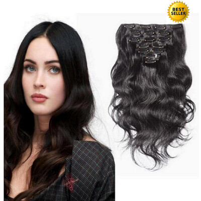 Protea clip in human hair extensions 120g7pcs Brazilian Body Wave Remy Hair Natural Color Global
Protea clip in human hair extensions 120g7pcs Brazilian Body Wave Remy Hair Natural Color Global