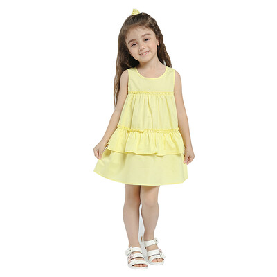 Girls Summer Dress 2018 New Arrival Casual Style Mini Loose Ruffles Patchwork Girl Party Dresses Cotton O-neck Sleeveless
Girls Summer Dress 2018 New Arrival Casual Style Mini Loose Ruffles Patchwork Girl Party Dresses Cotton O-neck Sleeveless