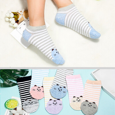 Langsha boat socks female cotton socks summer sweet thin section fresh invisible sweat-absorbent cute socks 6 double stripe models
Langsha boat socks female cotton socks summer sweet thin section fresh invisible sweat-absorbent cute socks 6 double stripe models
