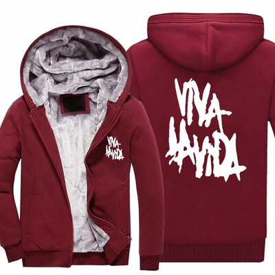 2018 New USA SIZE Men Winter Autumn Hoodies Coldplay Viva la vida pattern Fleece Coat Baseball Uniform Sportswear Jacket wool
2018 New USA SIZE Men Winter Autumn Hoodies Coldplay Viva la vida pattern Fleece Coat Baseball Uniform Sportswear Jacket wool