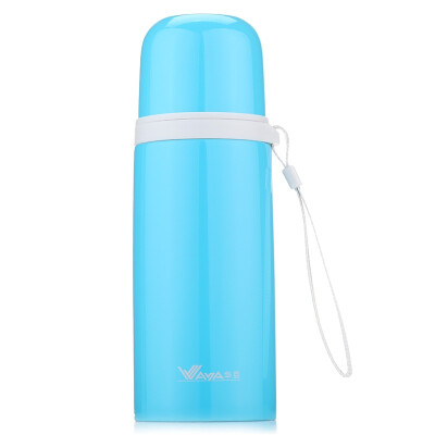 WAYA Bullet Warmer Мужская нержавеющая сталь Cup Student Water Bottle Креативная портативная чашка с чашкой для чая 350 мл Sky Blue HR-350D-5
WAYA Bullet Warmer Мужская нержавеющая сталь Cup Student Water Bottle Креативная портативная чашка с чашкой для чая 350 мл Sky Blue HR-350D-5