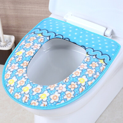 Merlot plush small flower sticky buckle toilet seat U-shaped toilet seat pad soft&comfortable toilet seat cushion 2 blue
Merlot plush small flower sticky buckle toilet seat U-shaped toilet seat pad soft&comfortable toilet seat cushion 2 blue