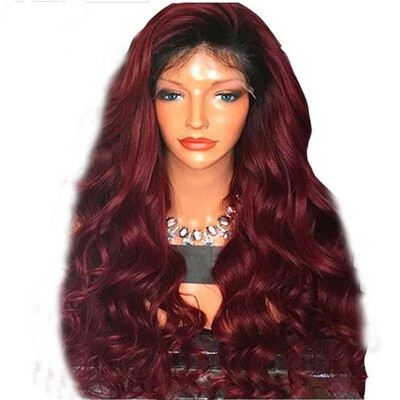Ombre 1B 99J Glueless Lace Front Human Hair Wig Virgin Hair Brazilian Ombre Burgundy Two Tone Body Wavy Wig Free Shipping
Ombre 1B 99J Glueless Lace Front Human Hair Wig Virgin Hair Brazilian Ombre Burgundy Two Tone Body Wavy Wig Free Shipping