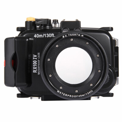 

PULUZ 40m Подводный погружной корпус для водонепроницаемой камеры для Sony RX100 IV (черный)