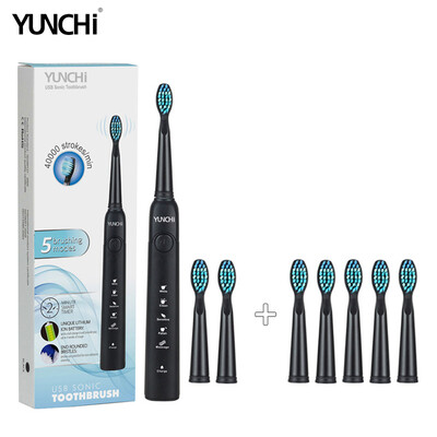 Sonic Electric Toothbrush with Replaceable Brush Heads USB Rechargeable Effective Clean Teeth Whitening
Sonic Electric Toothbrush with Replaceable Brush Heads USB Rechargeable Effective Clean Teeth Whitening