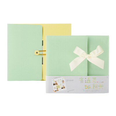 Kinbor large baby album gift box set DIY handmade album thin attached stickers red green DTB40025
Kinbor large baby album gift box set DIY handmade album thin attached stickers red green DTB40025