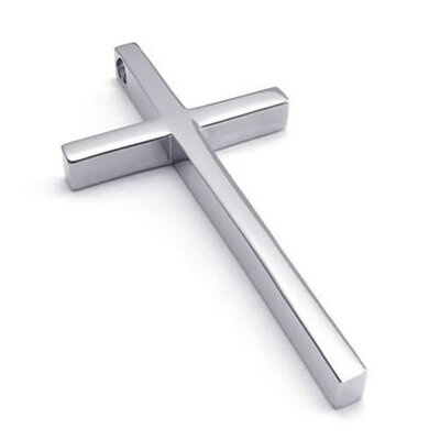 Hpolw Mens&Womens Polished Stainelss Steel 316L sterling silver Cross Pendant Necklace18-26 inch ChainHalloween party gift
Hpolw Mens&Womens Polished Stainelss Steel 316L sterling silver Cross Pendant Necklace18-26 inch ChainHalloween party gift