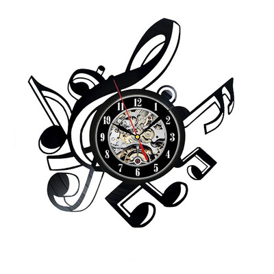 Fashion Brief Style Quartz Vinyl Record Wall Clock Musical Notes Theme Music Room Decoration Design
Fashion Brief Style Quartz Vinyl Record Wall Clock Musical Notes Theme Music Room Decoration Design