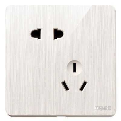 Delixi DELIXI switch socket panel type 86 switch wall power 10A misplaced five-hole socket brushed pearl white concealed socket
Delixi DELIXI switch socket panel type 86 switch wall power 10A misplaced five-hole socket brushed pearl white concealed socket