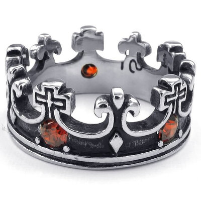Hpolw women orangered Ring Exquisite Simplicity Imperial Vintage fashion Crown Jewelry,Red& Black and Silver
Hpolw women orangered Ring Exquisite Simplicity Imperial Vintage fashion Crown Jewelry,Red& Black and Silver