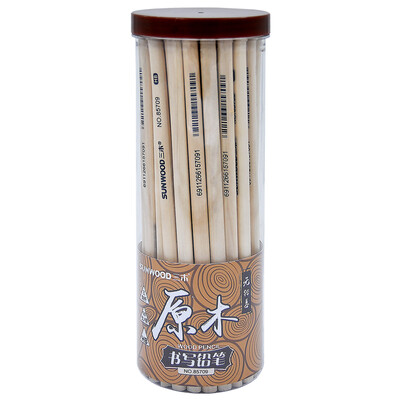 Wood SUNWOOD wood hexagonal rods HB pencil 50 drums 85708 office student stationery