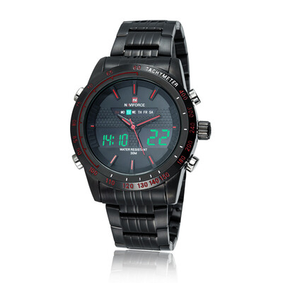 NAVIFORCE 9024 Men Luxury Brand Full Steel Quartz Clock Digital LED Army Military Sport Watch
NAVIFORCE 9024 Men Luxury Brand Full Steel Quartz Clock Digital LED Army Military Sport Watch