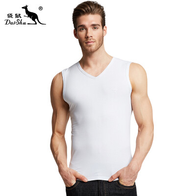 Kangaroo DaiShu Mens Vest Mens Stretch Cotton V-neck Sleeveless Wide Shoulder Sports Slim Shirt Shirt White
Kangaroo DaiShu Mens Vest Mens Stretch Cotton V-neck Sleeveless Wide Shoulder Sports Slim Shirt Shirt White