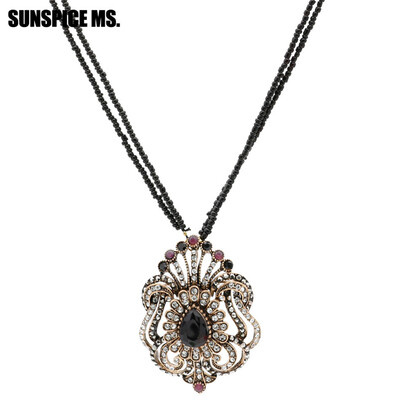 Ethnic Festival Gift Long Seed Bead Flower Necklace Sets Turkish Antique Gold Hollow Pendant Necklace Indian Vintage Jewelry
Ethnic Festival Gift Long Seed Bead Flower Necklace Sets Turkish Antique Gold Hollow Pendant Necklace Indian Vintage Jewelry