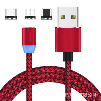 Mzxtby LED 3 in 1 Magnetic Cable For iPhone X Samsung Lighting 1M Charging Nylon Braided Micro USB Type C Magnet Charger Cable
Mzxtby LED 3 in 1 Magnetic Cable For iPhone X Samsung Lighting 1M Charging Nylon Braided Micro USB Type C Magnet Charger Cable