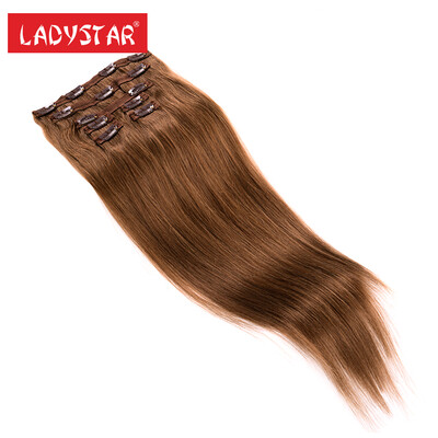 LADYSTAR Клип в наращивании человеческих волос Чистые цвета Блондинки 100% Remy Человеческие волосы Зажимы для волос Remy 7 шт / с
LADYSTAR Клип в наращивании человеческих волос Чистые цвета Блондинки 100% Remy Человеческие волосы Зажимы для волос Remy 7 шт / с