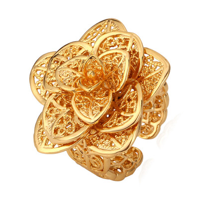 Big Flower Ring 2015 New Platinum/18K Real Gold Plated Fashion Jewelry Wholesale Trendy Plant Wedding Bands Ring For Women
Big Flower Ring 2015 New Platinum/18K Real Gold Plated Fashion Jewelry Wholesale Trendy Plant Wedding Bands Ring For Women
