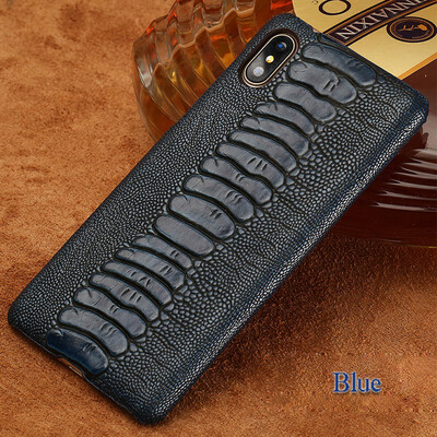 Genuine Leather Phone Case For iPhone X Case Ostrich Foot Texture Back Cover For 6 6S 7 8 Plus Case
Genuine Leather Phone Case For iPhone X Case Ostrich Foot Texture Back Cover For 6 6S 7 8 Plus Case