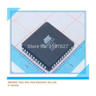10PCS/LOT AT89C52-24JC AT89C52 AT89C5224JC PLCC Original stock IC electronics 
10PCS/LOT AT89C52-24JC AT89C52 AT89C5224JC PLCC Original stock IC electronics