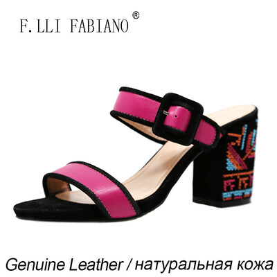 FLLIFABIANO Sandals Womens Sandals Itaria Style High Heels with Chinese Unique Embroidery Sandals X2127--01L Grade Soft Genuin
FLLIFABIANO Sandals Womens Sandals Itaria Style High Heels with Chinese Unique Embroidery Sandals X2127--01L Grade Soft Genuin