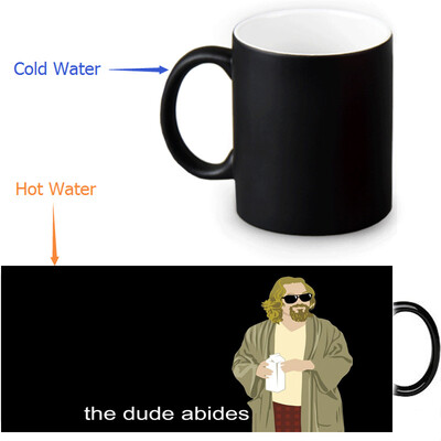 The Big Lebowski 350ml12oz Heat Reveal Mug Color Change Coffee Cup Sensitive Morphing Mugs Magic Mug Milk Tea Cups
The Big Lebowski 350ml12oz Heat Reveal Mug Color Change Coffee Cup Sensitive Morphing Mugs Magic Mug Milk Tea Cups