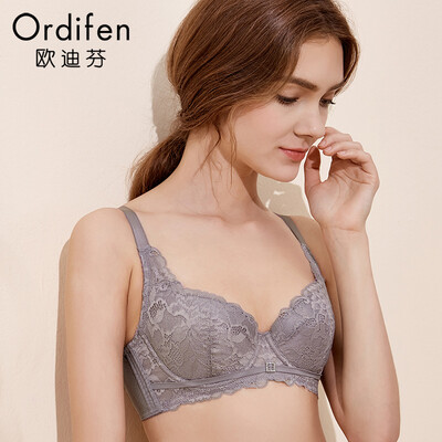 Ou Difen thin section bra lace bra thin section sexy underwear women gathered bra XB7310 fog purple gray 3475C
Ou Difen thin section bra lace bra thin section sexy underwear women gathered bra XB7310 fog purple gray 3475C