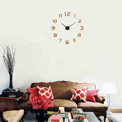 Modern Frameless DIY Wall Clock Large 3D Wall Watch Non Ticking for Living Room Bedroom Kitchen
Modern Frameless DIY Wall Clock Large 3D Wall Watch Non Ticking for Living Room Bedroom Kitchen