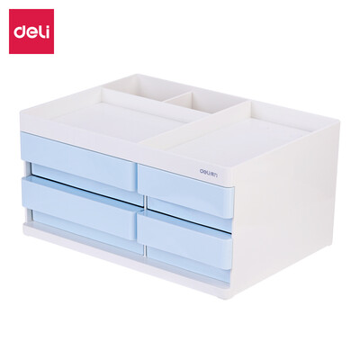 Deli deli music style multi-function desktop storage box with drawer combination bill storage box light blue 8904
Deli deli music style multi-function desktop storage box with drawer combination bill storage box light blue 8904