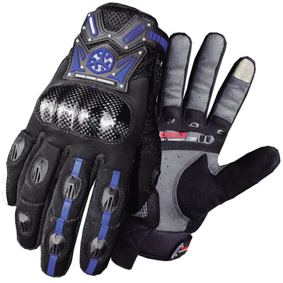 Saiyu SCOYCO Motorcycle Riding Gloves MC20 Cavalier Men Blue XL