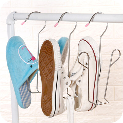 Bingyou stainless steel drying shoe rack balcony shoe rack drying shoes hanging shoes hanging shoe rack hook 3 Pack
Bingyou stainless steel drying shoe rack balcony shoe rack drying shoes hanging shoes hanging shoe rack hook 3 Pack
