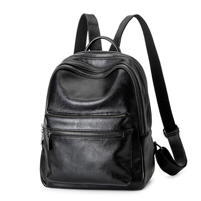 Backpack Female Bag Student Backpack Soft Leather Korean Cowhide Travelling Bag College Students Package
Backpack Female Bag Student Backpack Soft Leather Korean Cowhide Travelling Bag College Students Package