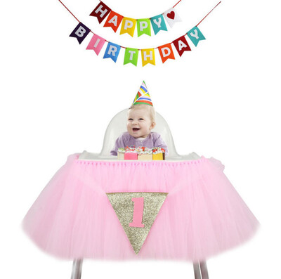 Fanlus 1st Birthday Tutu Skirt for High Chair Decoration for Party Supplies Baby Pink
Fanlus 1st Birthday Tutu Skirt for High Chair Decoration for Party Supplies Baby Pink