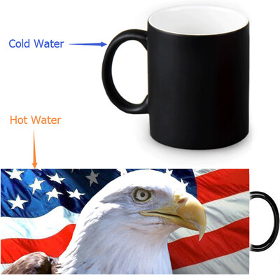 US Flag And Bald Eagle 350ml12oz Heat Reveal Mug Color Change Coffee Cup Sensitive Morphing Mugs Magic Mug Milk Tea Cups
US Flag And Bald Eagle 350ml12oz Heat Reveal Mug Color Change Coffee Cup Sensitive Morphing Mugs Magic Mug Milk Tea Cups