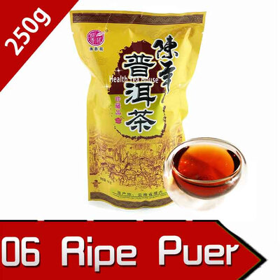 2006 год Ripe Puer Tea Pu-er Китай Чай Юньнань хорошо подходит для похудения Loose Puerh 250г
2006 год Ripe Puer Tea Pu-er Китай Чай Юньнань хорошо подходит для похудения Loose Puerh 250г