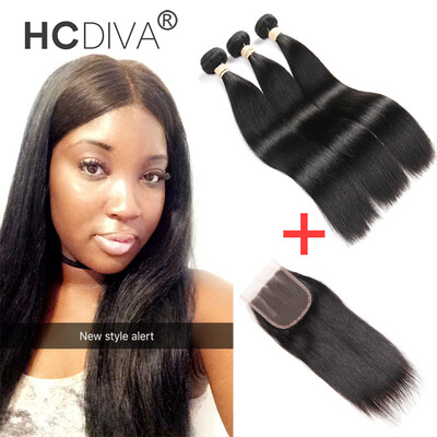 HCDIVA Mongolian Virgin Human Hair Straight Bundles with Lace Closure 44 inch Baby Hair Mongolian 3 Bundle a Hair&Closure
HCDIVA Mongolian Virgin Human Hair Straight Bundles with Lace Closure 44 inch Baby Hair Mongolian 3 Bundle a Hair&Closure