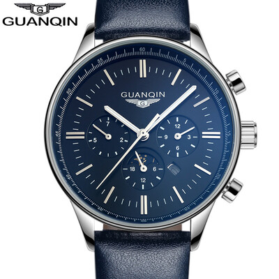GUANQIN Watch Mens sports Casual fashion Quartz watches Mens Leather Watch Mens Watch
GUANQIN Watch Mens sports Casual fashion Quartz watches Mens Leather Watch Mens Watch