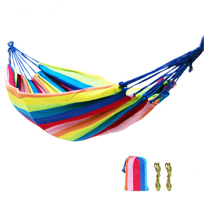 Hammock outdoor Leisure bed hanging bed double peason sleeping canvas swing camping hamac hunting
Hammock outdoor Leisure bed hanging bed double peason sleeping canvas swing camping hamac hunting