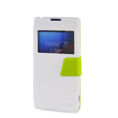 MOONCASE View Window Leather Side Flip Pouch Ultra Slim Shell Back Case Cover for Sony Xperia Z1 L39h White
MOONCASE View Window Leather Side Flip Pouch Ultra Slim Shell Back Case Cover for Sony Xperia Z1 L39h White