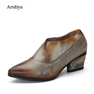 Artdiya Original 2018 New Pointed Toe Vintage Womens Shoes Cow Leather Handmade Hollowed-out Shoes 5367-59
Artdiya Original 2018 New Pointed Toe Vintage Womens Shoes Cow Leather Handmade Hollowed-out Shoes 5367-59