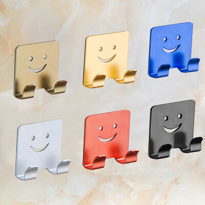 Yuhuaze space aluminum double row hook smiley face free punch hook bathroom hook hook aluminum alloy seamless wall hook strong hook 8 Pack
Yuhuaze space aluminum double row hook smiley face free punch hook bathroom hook hook aluminum alloy seamless wall hook strong hook 8 Pack