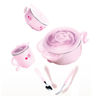 SUNVENO Cartoon Baby Dishes Bpa Free Dinnerware Set Baby Feeding Set Baby 5-PieceSet Bowl Cup Spoon Fork Pratos 0-36 Months
SUNVENO Cartoon Baby Dishes Bpa Free Dinnerware Set Baby Feeding Set Baby 5-PieceSet Bowl Cup Spoon Fork Pratos 0-36 Months