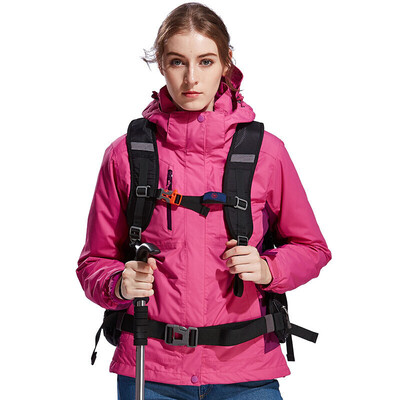 Camel brand outdoor jacket two-piece female three-in-one jacket waterproof warm P7W170707 rose red purple
Camel brand outdoor jacket two-piece female three-in-one jacket waterproof warm P7W170707 rose red purple