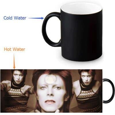 David Bowie 350ml12oz Heat Reveal Mug Color Change Coffee Cup Sensitive Morphing Mugs Magic Mug Milk Tea Cups
David Bowie 350ml12oz Heat Reveal Mug Color Change Coffee Cup Sensitive Morphing Mugs Magic Mug Milk Tea Cups