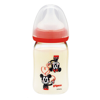 Pigeon Pigeon wide-caliber PPSU imitation milk breast milk bottle 160ml Mickey pattern Japanese original import
Pigeon Pigeon wide-caliber PPSU imitation milk breast milk bottle 160ml Mickey pattern Japanese original import