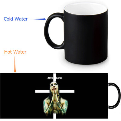 Marilyn Manson 350ml/12oz Heat Reveal Mug Color Change Coffee Cup Sensitive Morphing Mugs Magic Mug Milk Tea Cups
Marilyn Manson 350ml/12oz Heat Reveal Mug Color Change Coffee Cup Sensitive Morphing Mugs Magic Mug Milk Tea Cups