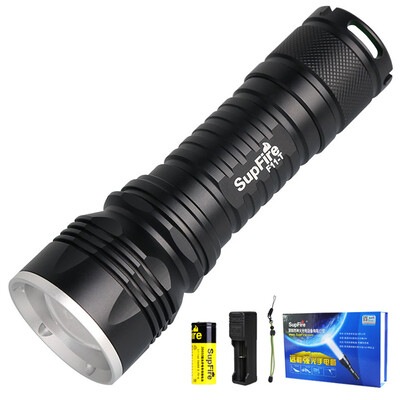 Supfire F11 strong light flashlight 10W imported light bulb XML2 (T6) ultra-high lumens 26650 lithium battery high-power Light
Supfire F11 strong light flashlight 10W imported light bulb XML2 (T6) ultra-high lumens 26650 lithium battery high-power Light