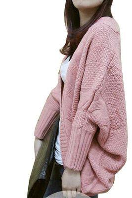 Женщины кардиган толстый мыс форме крыла летучей мыши рукав вязать свободно случайные свитер обертывания вершины 
Женщины кардиган толстый мыс форме крыла летучей мыши рукав вязать свободно случайные свитер обертывания вершины