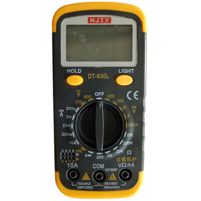 Цифровой мультиметр Chuan Yu DT-830L
Цифровой мультиметр Chuan Yu DT-830L