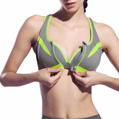 Women Zipper Front Sport Bra Yoga Shirts Athletic Vest Fitness Double Layers Tops
Women Zipper Front Sport Bra Yoga Shirts Athletic Vest Fitness Double Layers Tops
