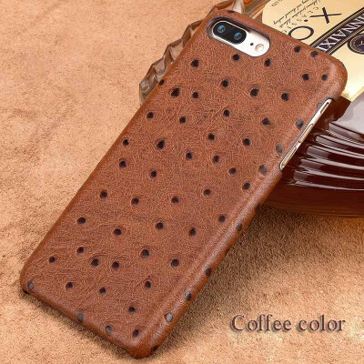 Genuine Leather Phone Case For iPhone 7 8 Plus Case Ostrich Texture Back Cover For X 6 6S Plus Case
Genuine Leather Phone Case For iPhone 7 8 Plus Case Ostrich Texture Back Cover For X 6 6S Plus Case